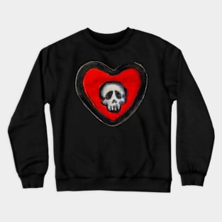 Skull Heart Crewneck Sweatshirt